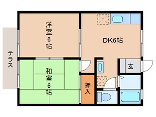 セジュールカミムラの物件間取画像